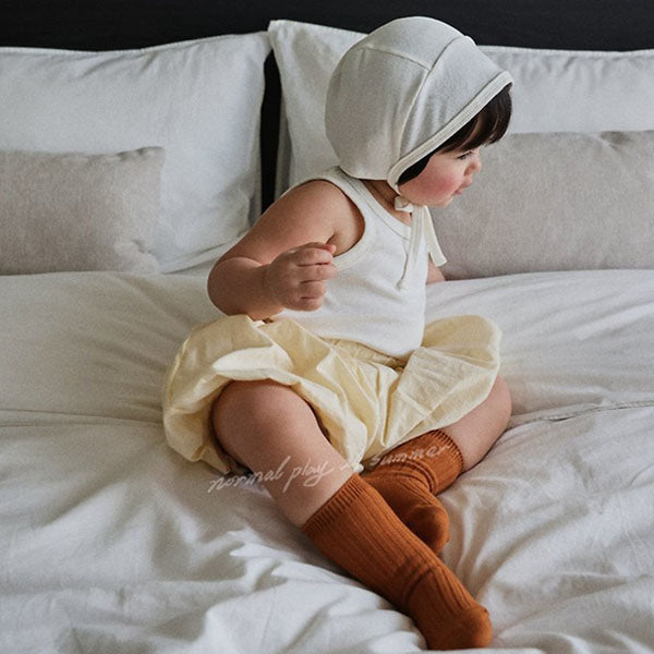 Balloon Pants Korean infant pants in navy made in Korea