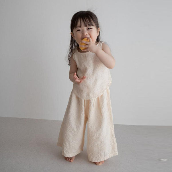 Nice Mood Set Korean toddler set in deep beige made in Korea