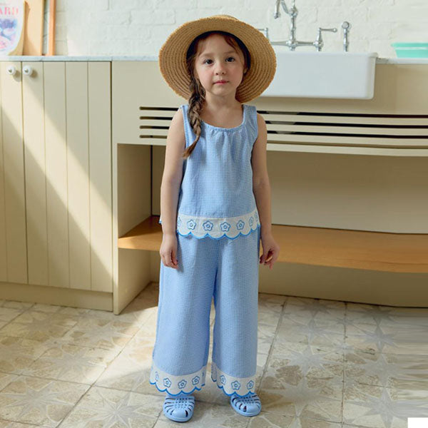 Soda Top & Bottom Set Korean toddler set in pink made in Korea