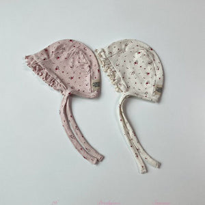 Floral Eyelet Bonnet