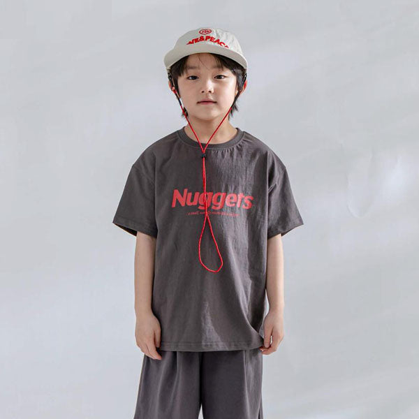Nugget Short Sleeve Tee Korean toddler t-shirt in lemon made in Korea