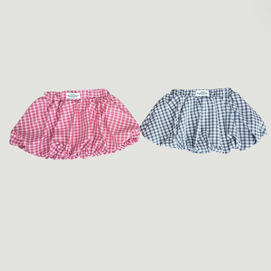 Choo Choo Pumpkin Skirt Korean toddler skirt in red made in Korea