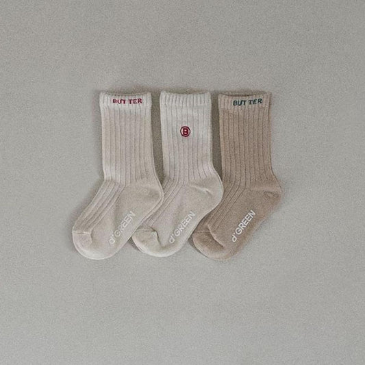 Butter Socks Korean toddler accessory in set made in Korea