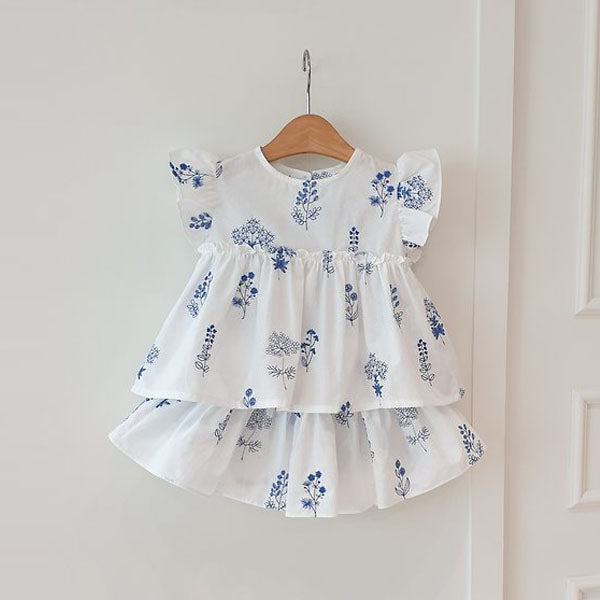 Ribeny Set Korean toddler set in one color made in Korea