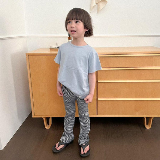 Lily Pants Korean toddler pants in heather made in Korea