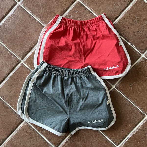 Red Sun Pants Korean toddler pants in red made in Korea