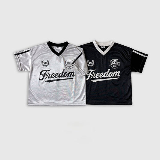 Freedom Montauk Short Sleeve Tee Korean toddler t-shirt in silver made in Korea