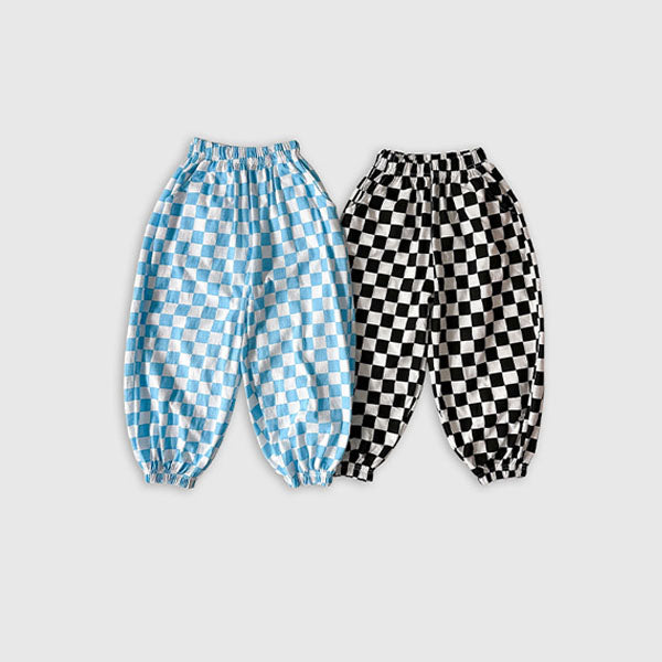 Summer Crush Jogger Pants Korean toddler pants in blue made in Korea