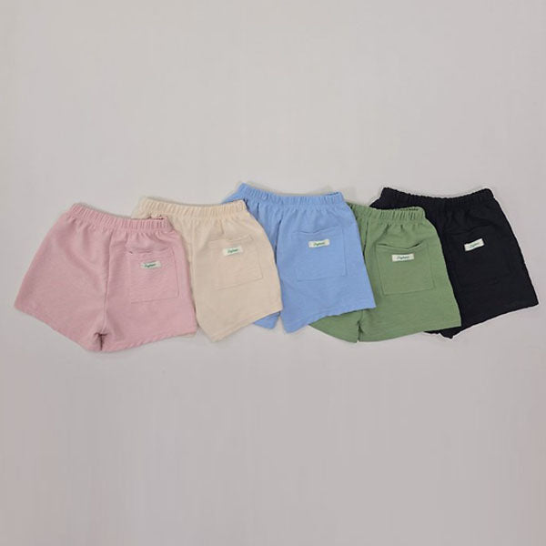Shaved Ice Shorts Korean toddler shorts in light pink made in Korea