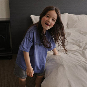 Letter Pigment Short Sleeve Tee