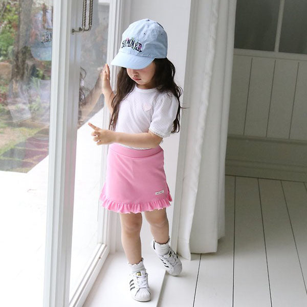 Ten Ten Skort Korean toddler skort in pink made in Korea