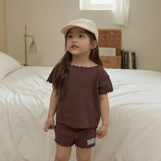 Pretty Amigo Cap Korean kids accessory in cream made in Korea