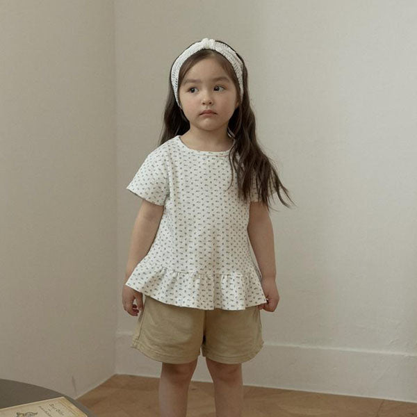 Pretty Joy Hairband Korean kids accessory in ivory made in Korea