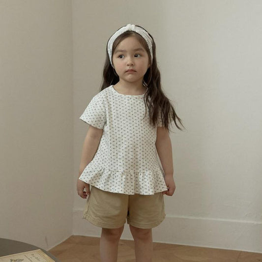 Pretty Joy Hairband Korean kids accessory in ivory made in Korea