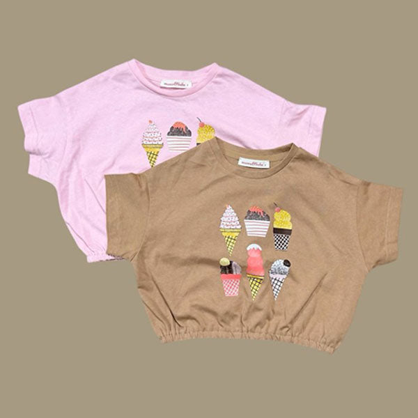 Baskin T-Shirt Korean toddler t-shirt in pink made in Korea