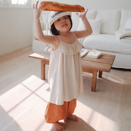 Baskin Dress Korean toddler dress in pink made in Korea