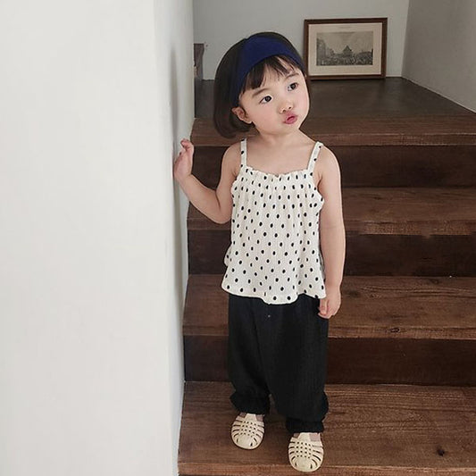 Cutie Set - Polka Dot Korean toddler set in dot made in Korea