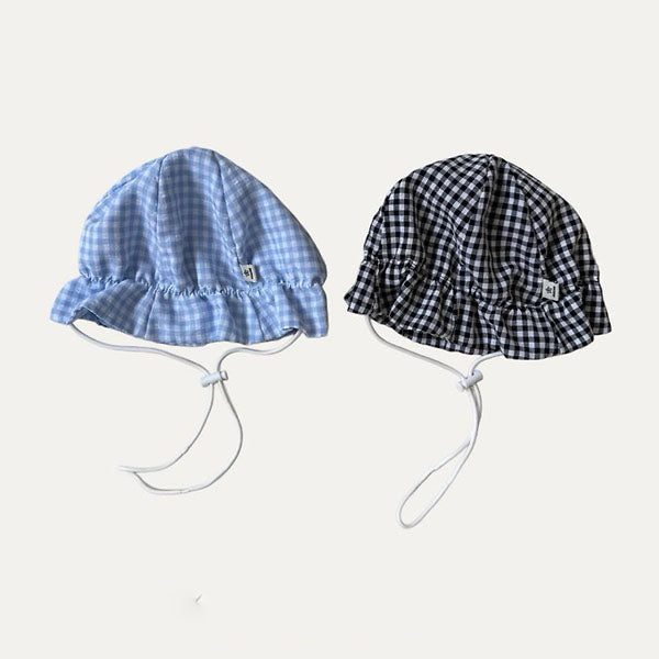 B Cloud Bread Hat Korean kids accessory in sky blue made in Korea