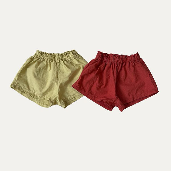 B Papaya Pants Korean infant pants in yellow made in Korea