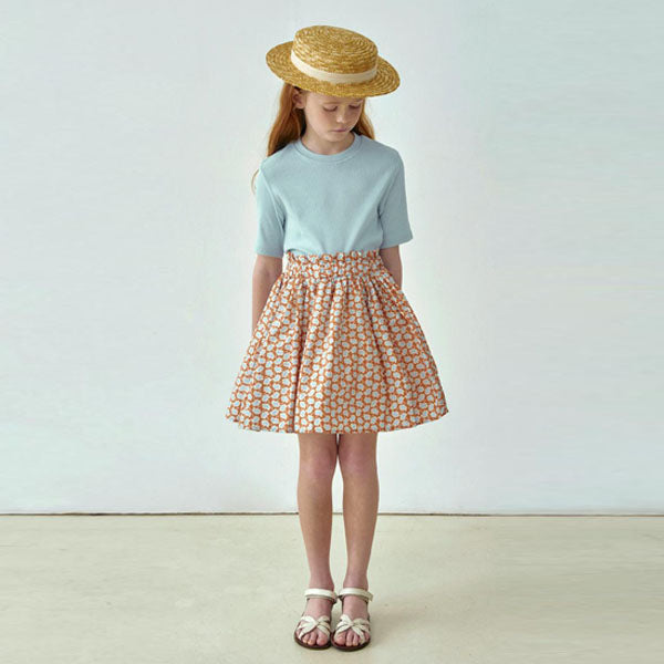Mary Skirt Korean toddler skirt in cream made in Korea