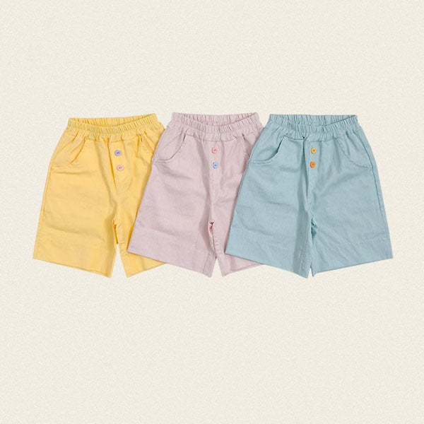 Toy Button Pants Korean toddler pants in mint made in Korea