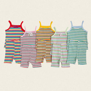 Rainbow Spaghetti Strap Set