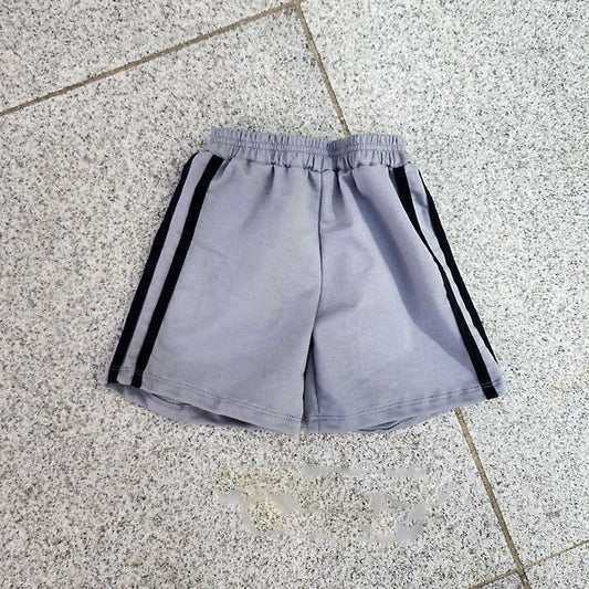 Tape Bermuda Pants Korean toddler pants in gray made in Korea