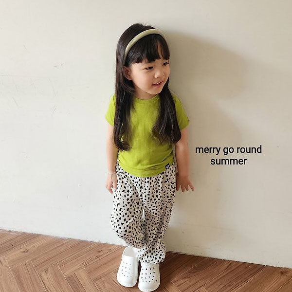 Bong Bong Pants Korean toddler pants in ivory made in Korea