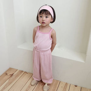 Stripe Jogger Pants Set