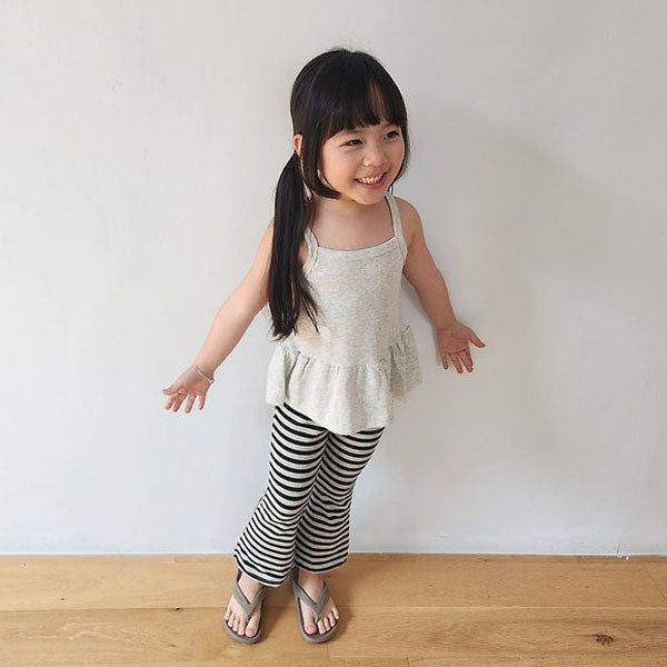 Pippi Set Korean toddler set in black made in Korea