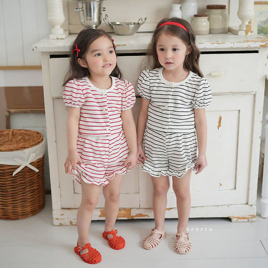 Dodo Set Korean toddler set in red made in Korea