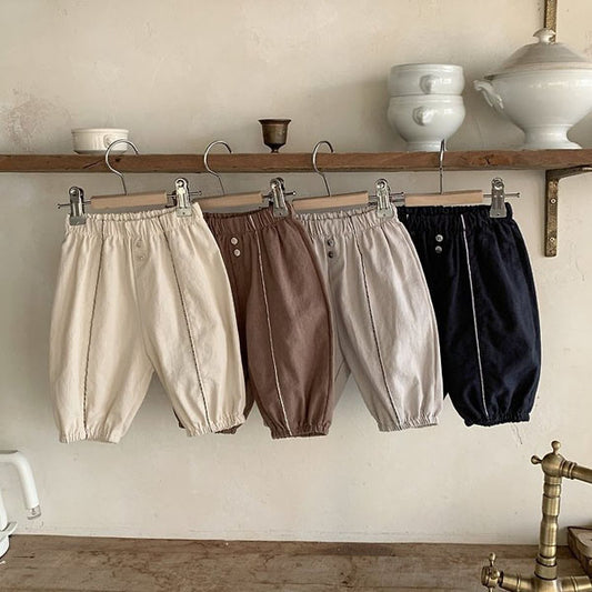 Rover Linen Pants Korean infant pants in beige made in Korea