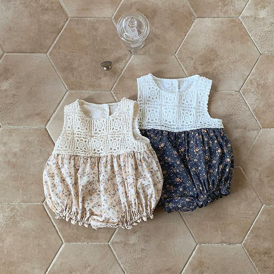 Bonnie Bodysuit Korean infant bodysuit in white made in Korea