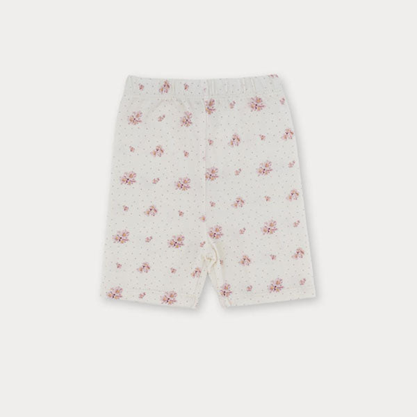 Bebe Pansy Leggings Korean infant pants in cream made in Korea