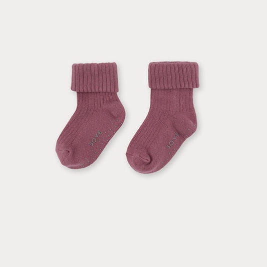Baby Basic Socks Korean infant accessory in cream made in Korea