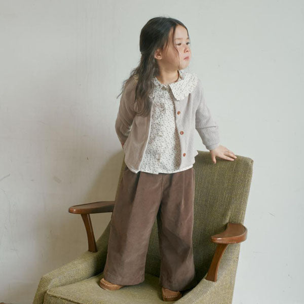 Pony Pants Korean toddler pants in cream made in Korea