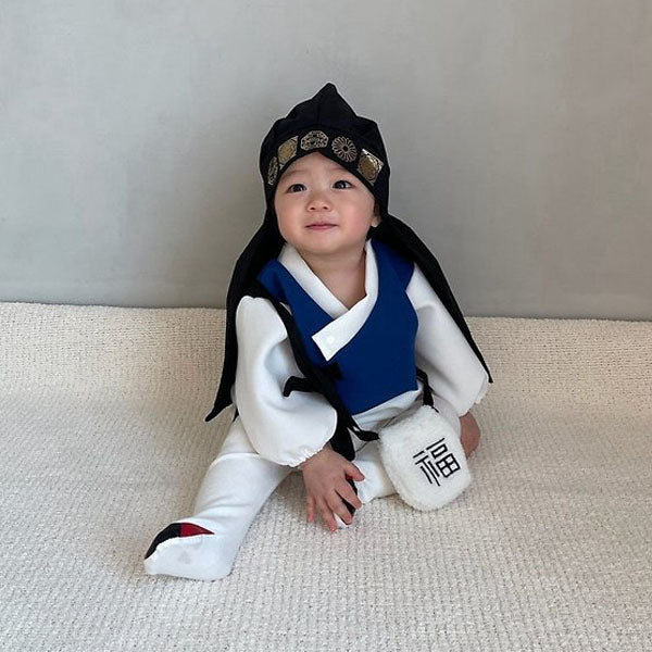 Shuroop Scholar Bodysuit Korean infant bodysuit in solid color made in Korea