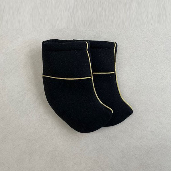 Crown Prince Beoseon Socks Korean infant accessory in solid color made in Korea