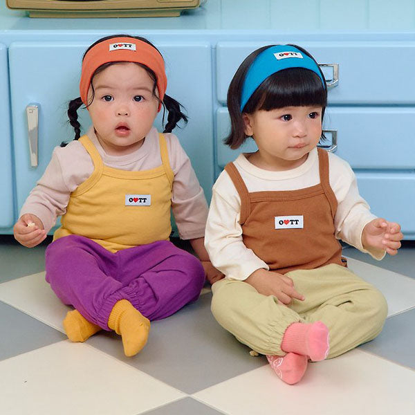 Jelly Hairband Korean infant accessory in cream made in Korea