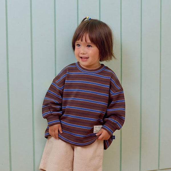 Tomboy Ribbed T-Shirt - Kids Korean infant t-shirt in heather made in Korea
