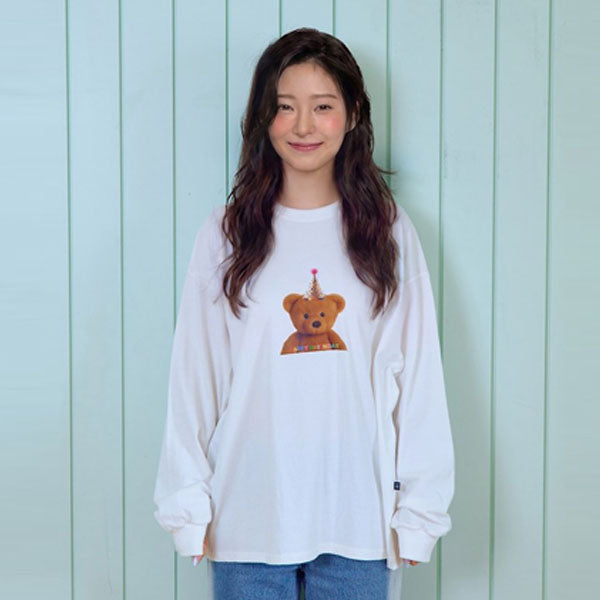 Puppy Series T-Shirt - Adult Korean kids t-shirt in popcorn puppy made in Korea