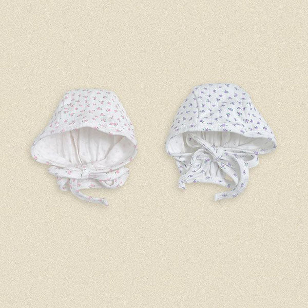 Coco Floral Bonnet Korean infant accessory in purple made in Korea