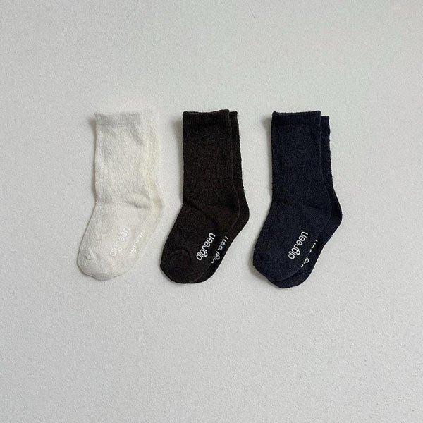 Eyelet Socks Korean toddler accessory in set made in Korea
