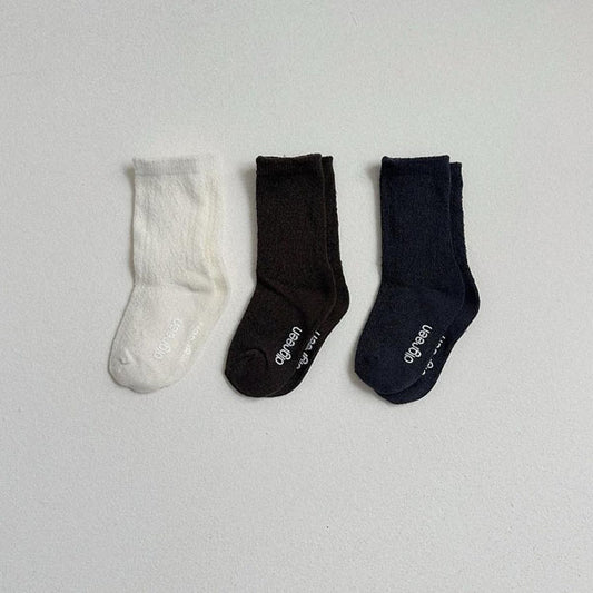 Eyelet Socks Korean toddler accessory in set made in Korea