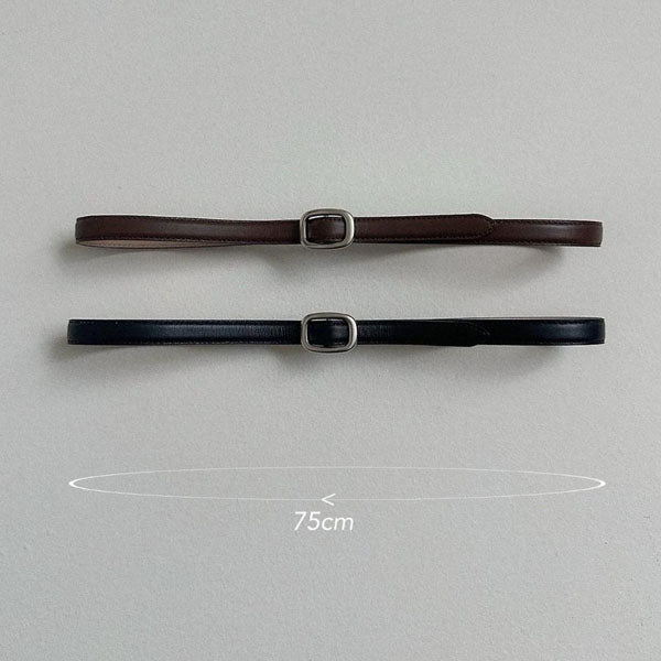 Acorn Belt Korean toddler accessory in black made in Korea