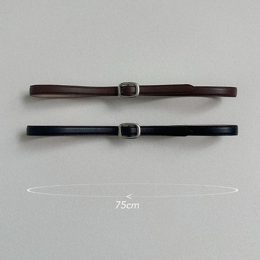 Acorn Belt Korean toddler accessory in black made in Korea