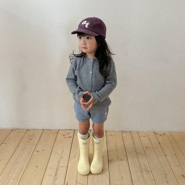 Etty Shorts Korean toddler shorts in blue made in Korea