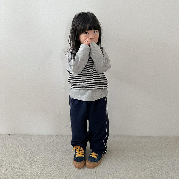 Denver Pants Korean toddler pants in navy made in Korea