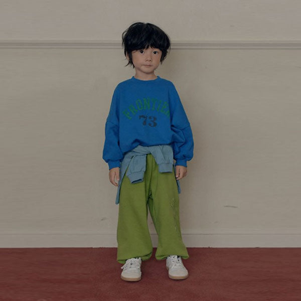 Steady Pants Korean toddler pants in heather made in Korea