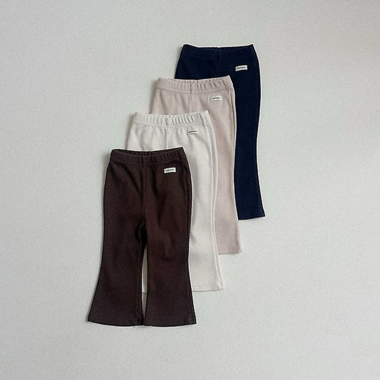 Clay Bootcut Pants Korean toddler pants in cream made in Korea